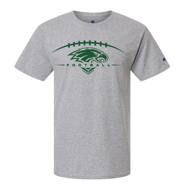 Champion Gray Eagle Football Tee