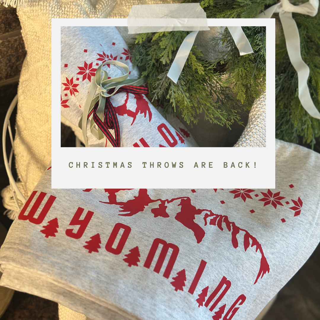 Ash Winter Tetons Throw Sweatshirt Blanket