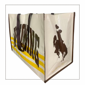 PRE—ORDER Retro Stripe JUMBO WYO Shopper Tote