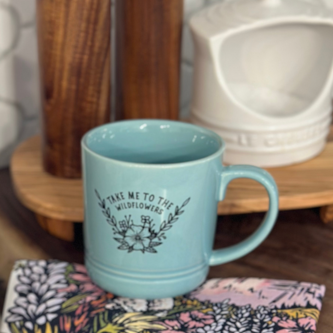 Take Me to the Wildflowers Ceramic Mug