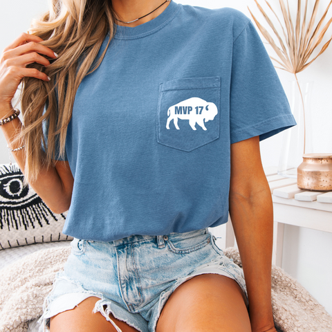 MVP 17 Buffalo Comfort Colors Pocket Tee