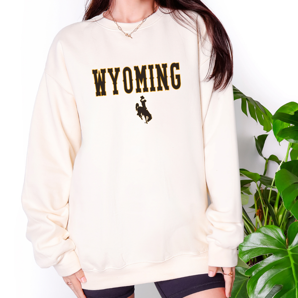 WYO Athletic/ Off White Softstyle Crewneck
