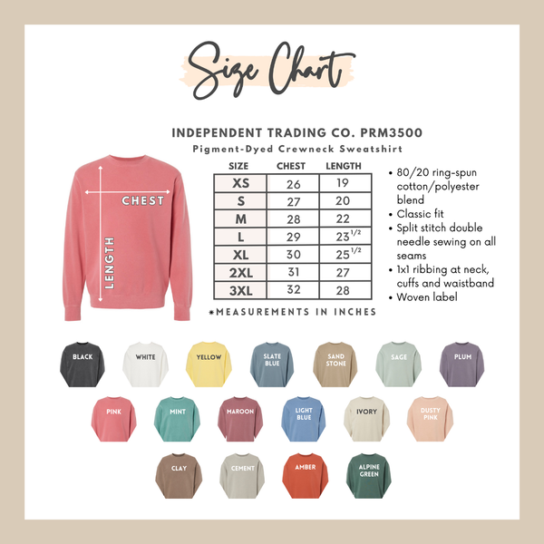 Independent Trading Co. Jumbo WYO Teton Crewneck