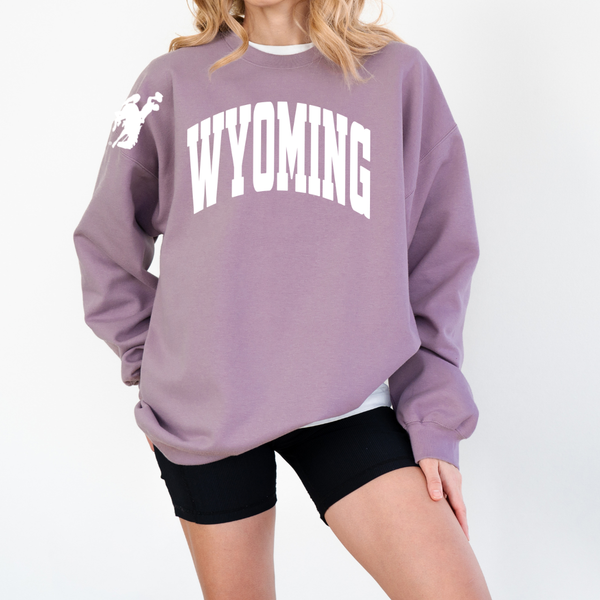 Paragon Soft Style/ White Varsity WYOMING