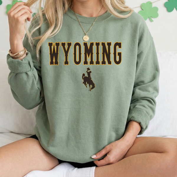 WYO Athletic/ Sage Softstyle Crewneck