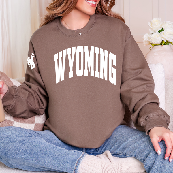 Savana Brown Soft Style/ White Varsity WYOMING
