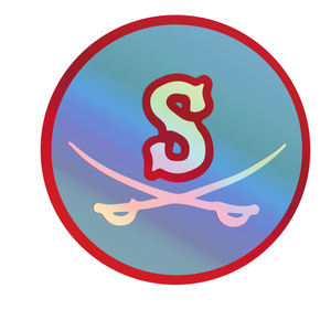 Holographic Sheridan Baseball Sticker