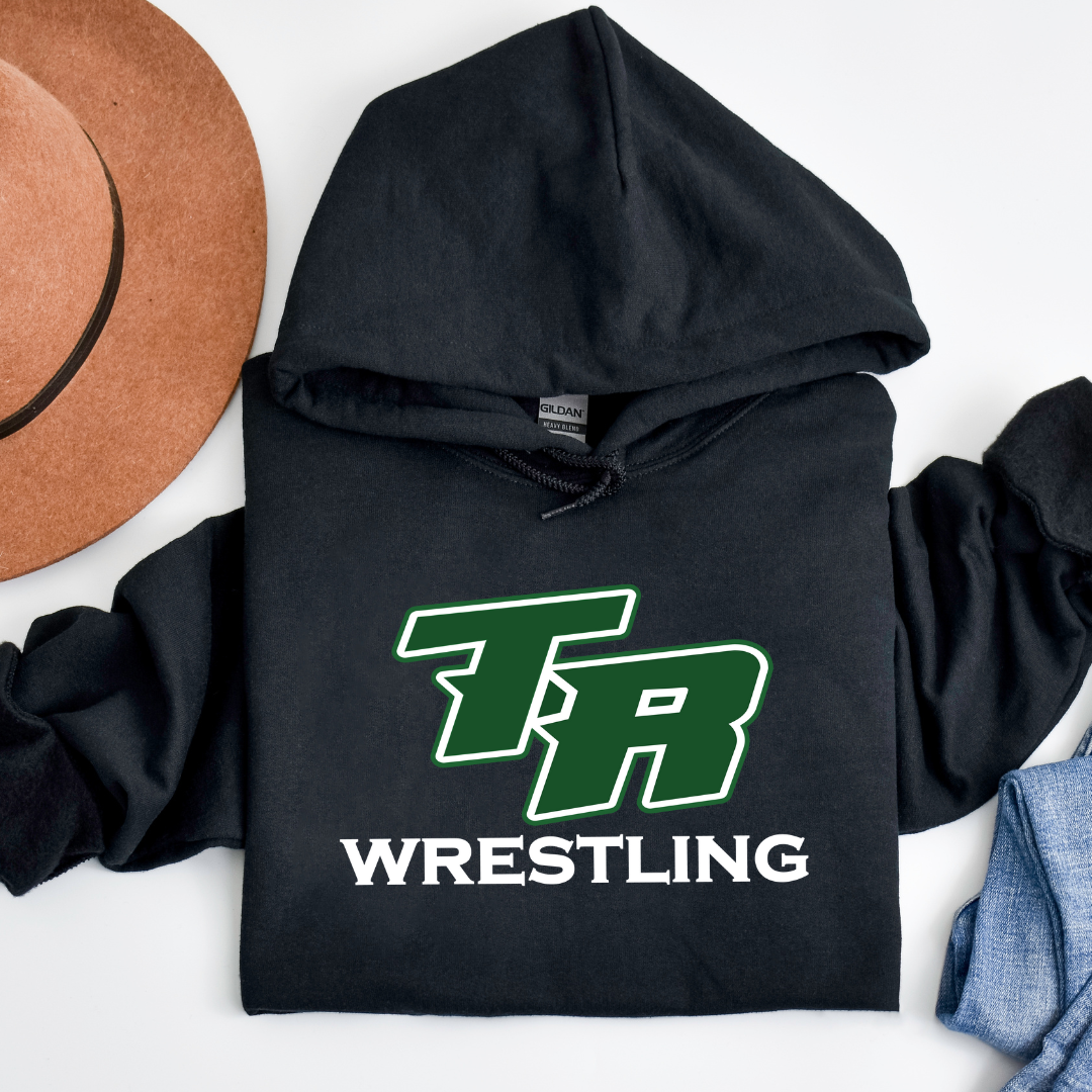 Black TR Wrestling Unisex Hoodie - Youth & Adult Sizes