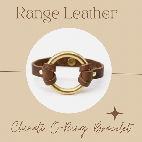 Chinati O -Ring Bracelet- Range Leather