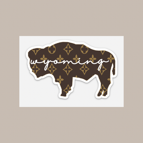 Designer Buffalo Sticker